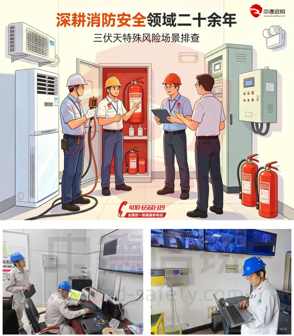 三伏天别让消防设施“罢工”！专业消防检测维保评估团队精准排险