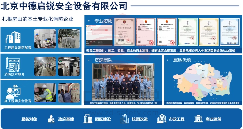 扎根房山二十载，中德启锐以专精特新实力护航区域消防工程安全