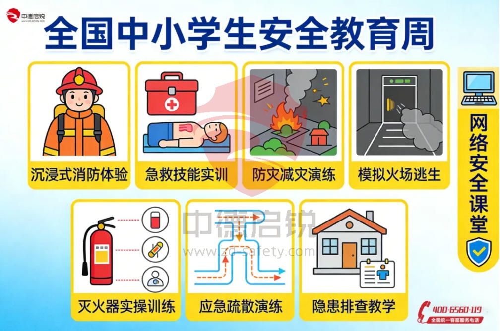 守护未来，从安全开始 中德启锐开展中小学生安全教育周系列活动