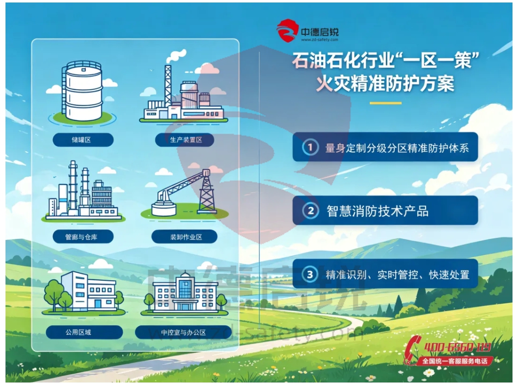 一站式石油石化消防解决方案：从硬件到平台，全链条守护能源安全