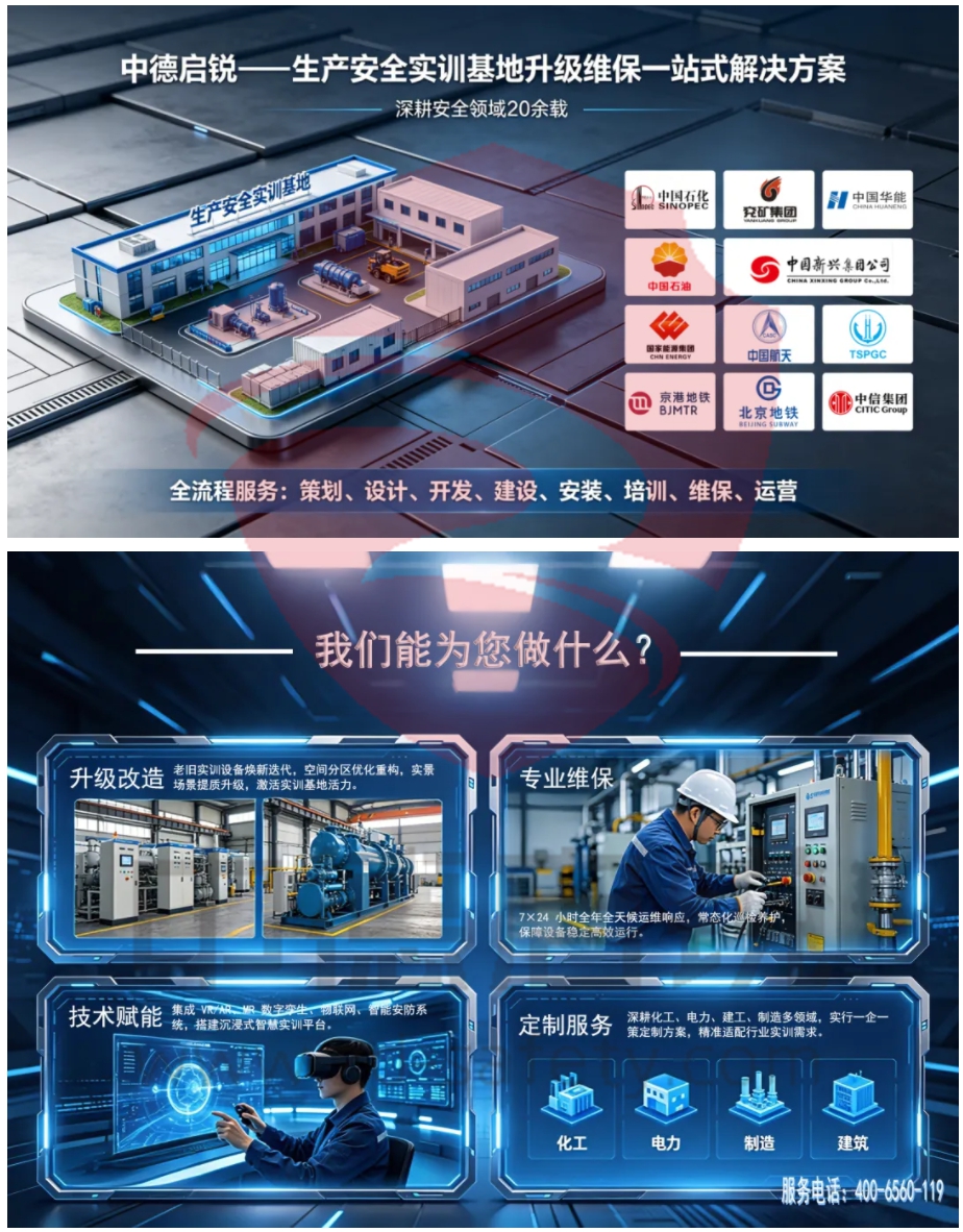 强强联合 | 中德启锐助力华北石化打造智慧安全实训新标杆